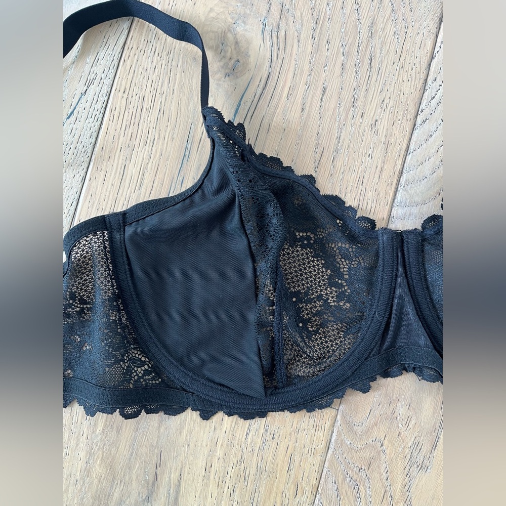 NWT Natori Women's Heavenly: Convertible Balconette Underwire, Black Lace - Picture 7 of 11